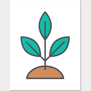 Sapling Environment Icon Posters and Art